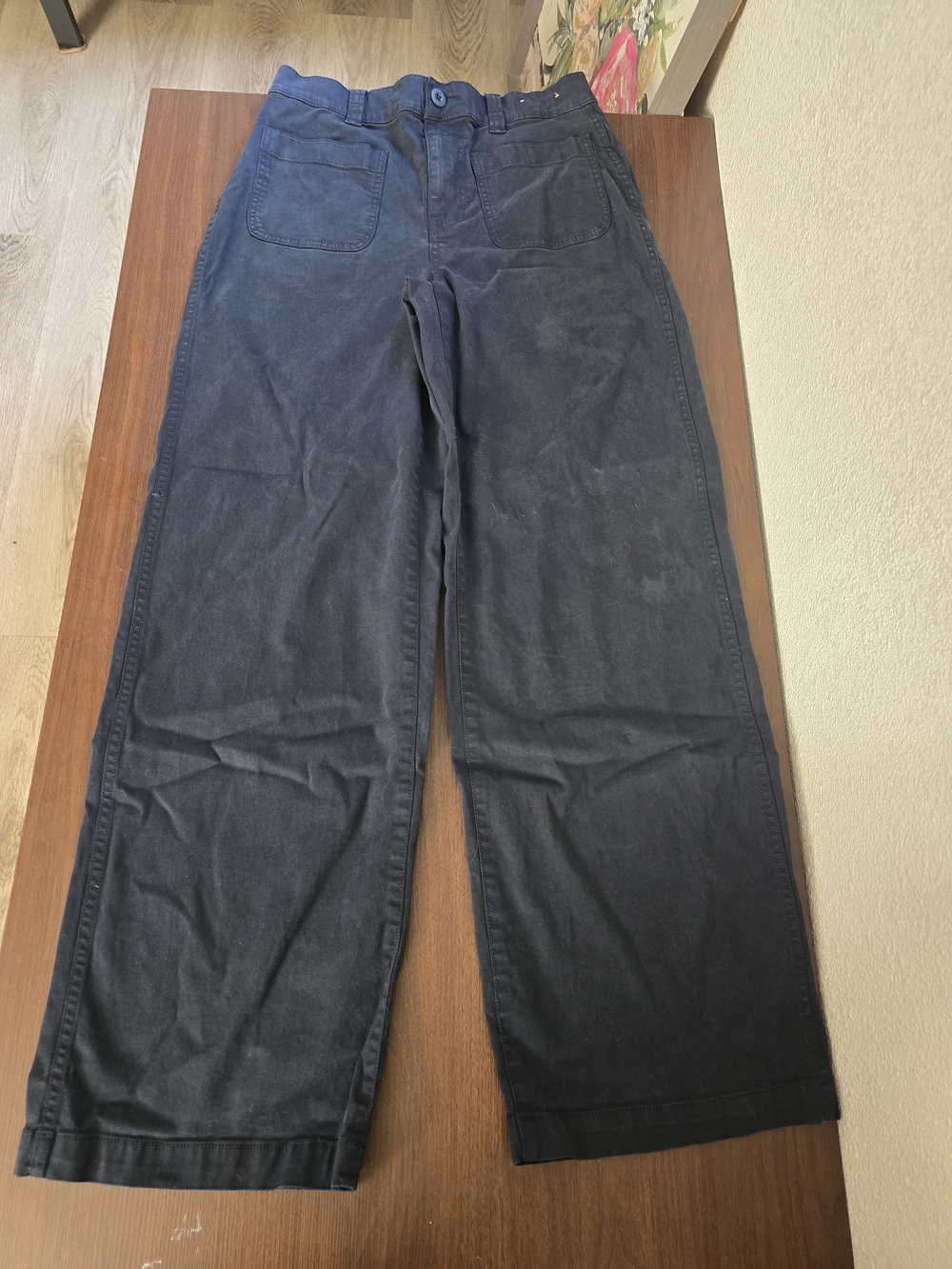 Madewell Wide-Leg Pants in Black